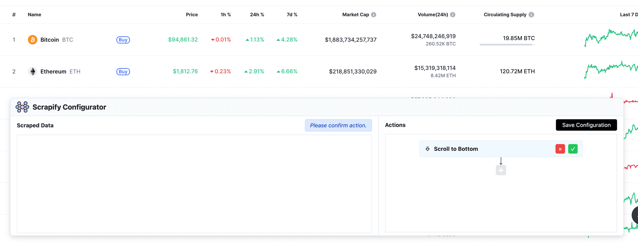 Scrapify Scraper Configuration Interface